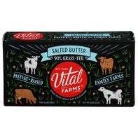 Vital Farms Grass-Fed Salted Butter 2 Sticks 4 oz