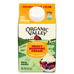 Organic Valley Organic Heavy Whipping Cream 1 pt