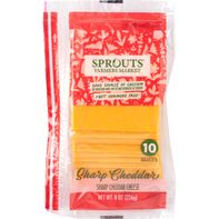 Sprouts Sliced Sharp Cheddar Cheese 8 oz