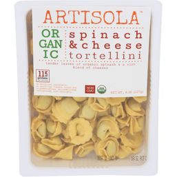 Artisola Artisan Pastas And Sauces Organic Spinach & Cheese Tortellini 8 oz