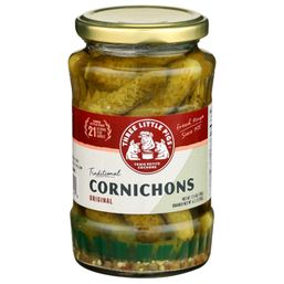 Three Little Pigs Baby Sour Gherkins Cornichons 12 oz