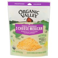Organic Valley Organic 3 Cheese Mexican Blend Shredded Cheese 6 oz