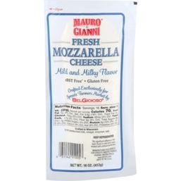 Mauro & Gianni Fresh Mozarella Cheese Log 16 oz