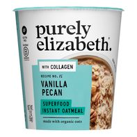 Purely Elizabeth Vanilla Pecan Superfood Oatmeal With Collagen 2oz