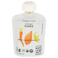 White Leaf Provisions Organic Carrot + Sweet Potato + Pea Baby Food 3.17 oz