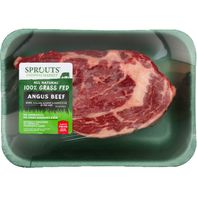 Sprouts 100% Grass-Fed Fresh Boneless Angus Beef Ribeye Steak About 0.85 lb / package