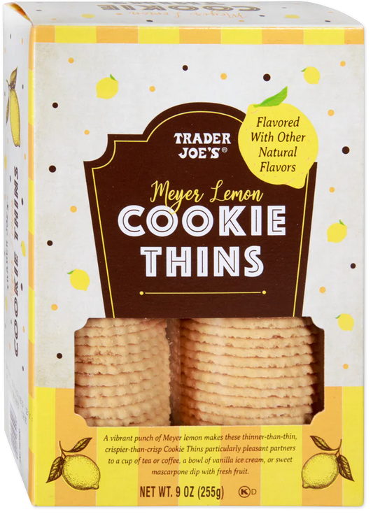 Meyer Lemon Cookie Thins