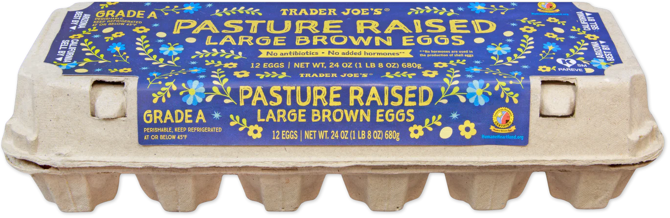 Pasture Raised Large Brown Eggs 1 Dozen