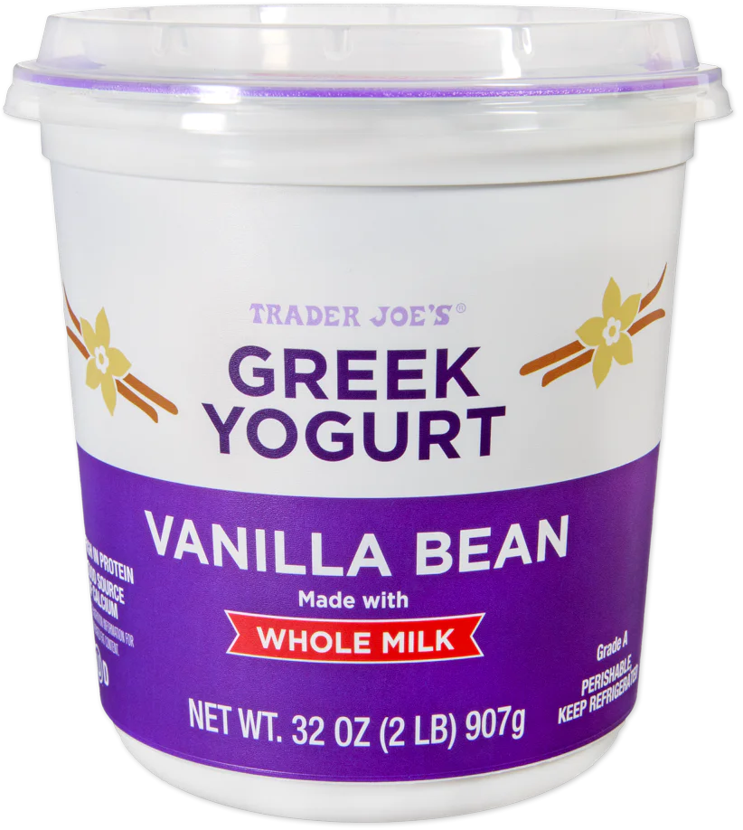 Vanilla Bean Whole Milk Greek Yogurt 32 Oz