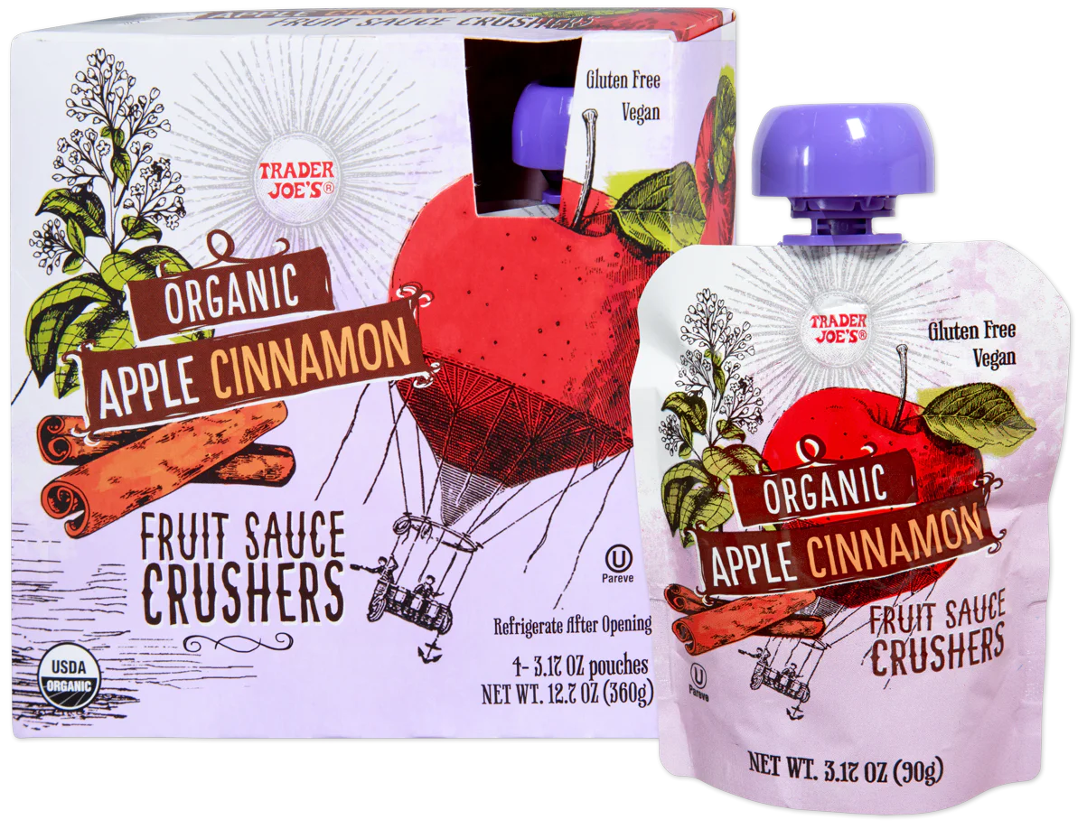 Organic Apple Cinnamon Fruit Sauce Crushers 12.7 Oz