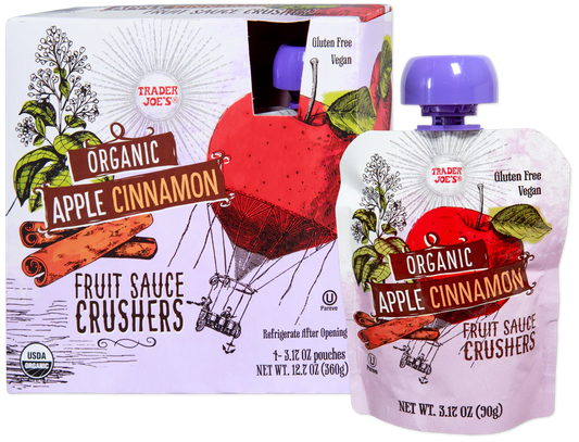Organic Apple Cinnamon Fruit Sauce Crushers 12.7 Oz