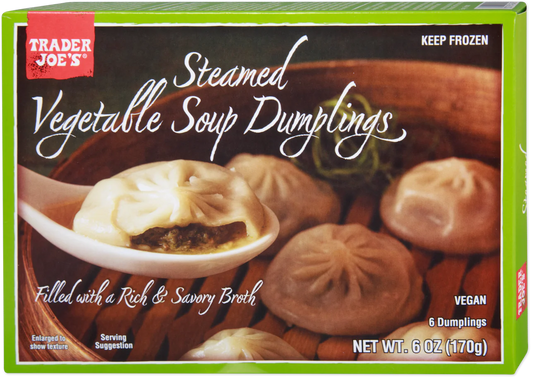 Steamed Vegetable Soup Dumplings /6 Oz