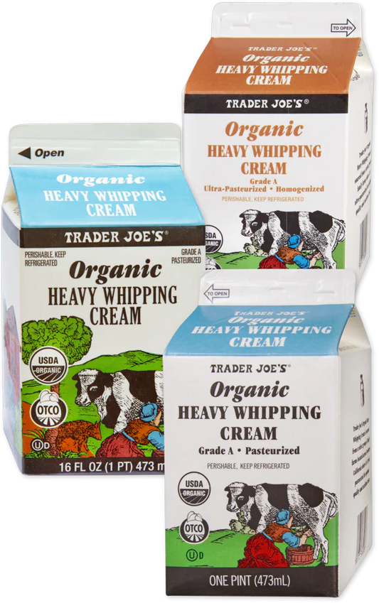 Organic Heavy Whipping Cream 16 Fl Oz