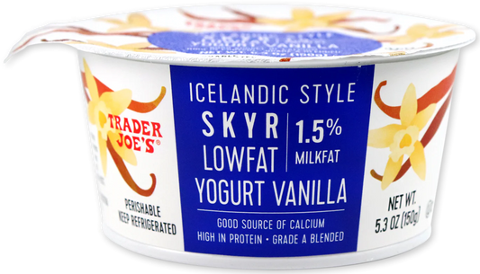 Icelandic Style Skyr Lowfat Vanilla Yogurt