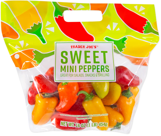 Sweet Mini Peppers 1 Lb