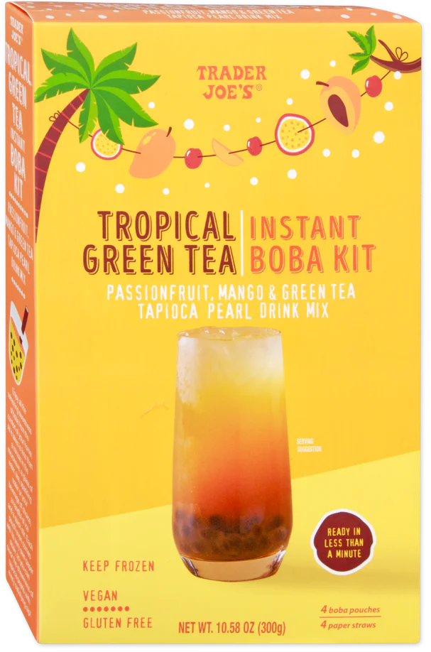 Tropical Green Tea Instant Boba Kit
